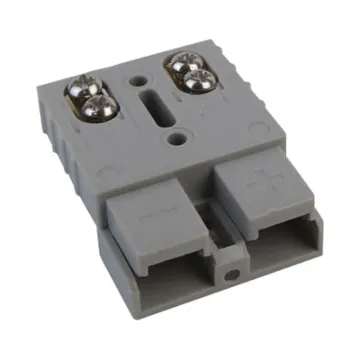 TrailerVision TV-USCHEU.  Allows you to terminate your DC power cabling with simple screw terminals instead of crimped lugs. This SB50 Anderson Style genderless connector is rated to 50A and can be used to quickly terminate cabling anywhere you would normally use an SB50 Anderson connector.