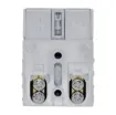 TrailerVision TV-USCHEU.  Allows you to terminate your DC power cabling with simple screw terminals instead of crimped lugs. This SB50 Anderson Style genderless connector is rated to 50A and can be used to quickly terminate cabling anywhere you would normally use an SB50 Anderson connector.