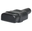 Rubber boot cover for 50A Anderson connectors with dust cover to protect the connector from dust and moisture when not in use.