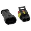 Great for automotive wiring - requires no special crimpers. Use a standard automotive crimper, pliers or solder terminate. 14A rated.
