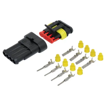 Great for automotive wiring - requires no special crimpers. Use a standard automotive crimper, pliers or solder terminate. 14A rated.