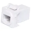 This Cat6 socket is a wallplate mechanism suitable for use with Clipsal type fittings. It is a back to back Cat6 coupler which eliminates the need for any punchdown tools for termination, and can be used with ready made patch cables instead.