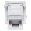 This Cat6 socket is a wallplate mechanism suitable for use with Clipsal type fittings. It is a back to back Cat6 coupler which eliminates the need for any punchdown tools for termination, and can be used with ready made patch cables instead.