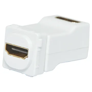 Double sided pluggable design for connection with pre-made leads. Suits Clipsal & regular wallplates. HDMI V2.0