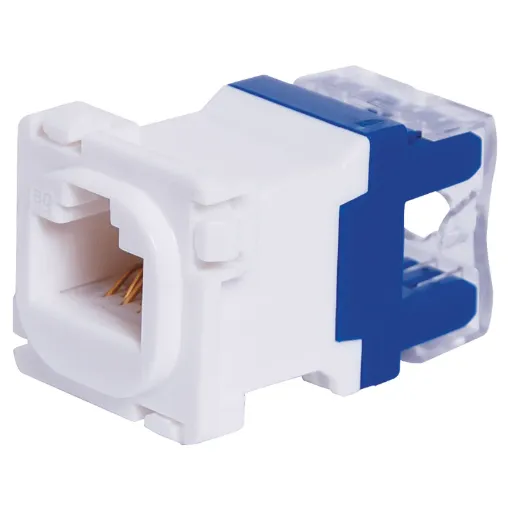 A Cat5e mechanism to suit Clipsal wallplates (Note: not Clipsal brand).