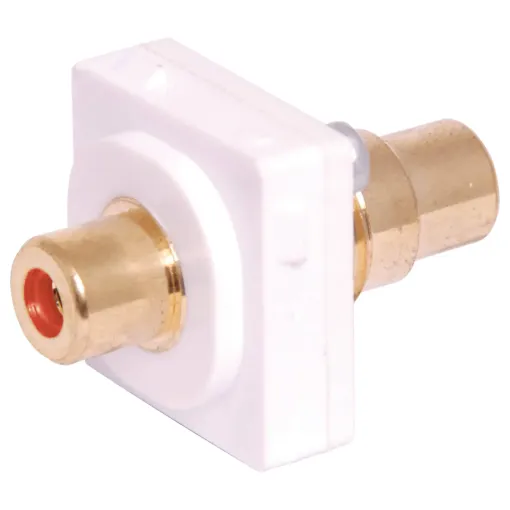 Double sided pluggable design for connection with pre-made leads.
Clipsal Red