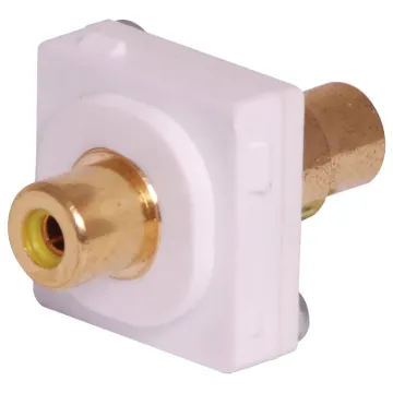 Double sided pluggable design for connection with pre-made leads.
Clipsal Yellow
