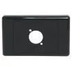 Suit any standard dimension "D" series XLR, HDMI, USB, RCA or RJ connectors. Mounting hole spacing 19W x 24Hmm.