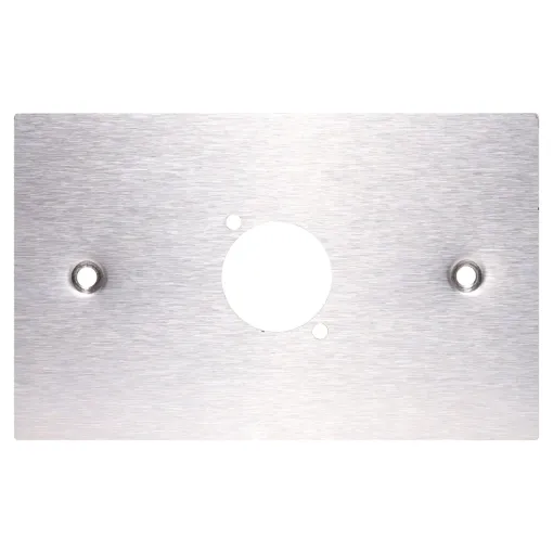 Suit any standard dimension "D" series XLR, HDMI, USB, RCA or RJ connectors. Mounting hole spacing 19W x 24Hmm.