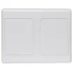 These suit altronics plates. They do not suit HPM or Clipsal.
Available with rounded corners only.