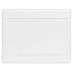 A double width wallplate with matching fascia cover.