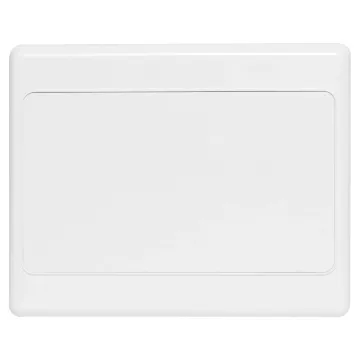 A double width wallplate with matching fascia cover.
