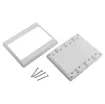 A double width wallplate with matching fascia cover.