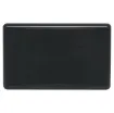 Altronics blank electrical wall plate. Black colour.