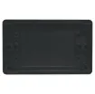 Altronics blank electrical wall plate. Black colour.