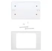 Fits standard electrical wall box. Suits P 8045, P 8047 & P 8052.