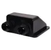 A handy dual gland cable entry point for caravans, campers and vehicles with roof mounted solar panels. Can be surface mounted using silastic or similar weatherproof adhesive. Size: 100W x 88D x 49Hmm.