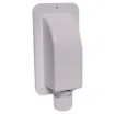 A handy gland cable entry point for caravans, campers and vehicles with roof mounted solar panels. Can be surface mounted using silastic or similar weatherproof adhesive. PG13.5 cable gland with 7.5mm cable entry (prior to tightening). Size: 60W x 112D x 35Hmm.