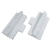 These tough surface mount brackets offer a way to mount solar panels without penetrating the roof of the caravan. They can be attached using a silastic or similar adhesive.