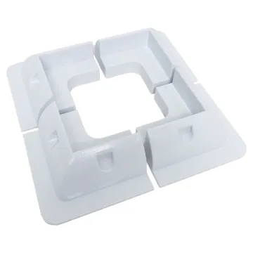 These tough surface mount brackets offer a way to mount solar panels without penetrating the roof of the caravan. They can be attached using a silastic or similar adhesive.