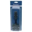 7 pin round to flat trailer adapter.  Allows you to connect a trailer with a 7 pin flat connector to a vehicle with 7 pin round connector.
