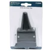 A 12 Pin flat trailer plug. Connects to a 12 pin flat trailer socket (P8097). Suitable for use with 12 core trailer cable.