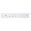 This powerboard will protect your home and office electronics from dangerous surges and spikes and is ideal for charging mobiles, laptops and other small USB powered devices.