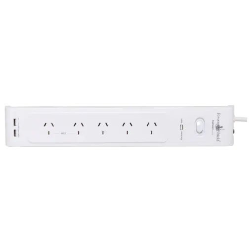 This powerboard will protect your home and office electronics from dangerous surges and spikes and is ideal for charging mobiles, laptops and other small USB powered devices.