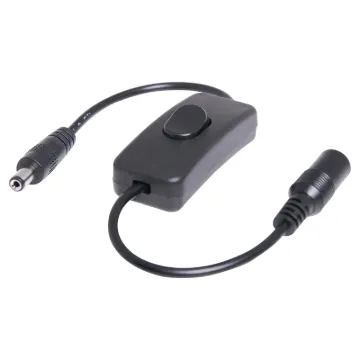 A quick and easy way to switch plugpack powered devices on and off. Fitted with a 2.1mm plug and socket.