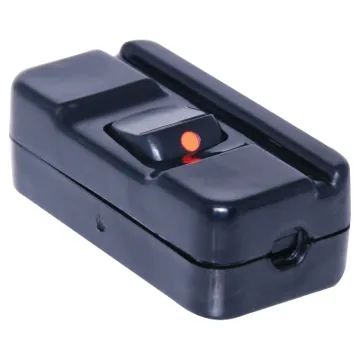 Mains cord rocker switch. Suits 3 core or fig 8 two wire cables. Double pole. 240VAC 10A rated.