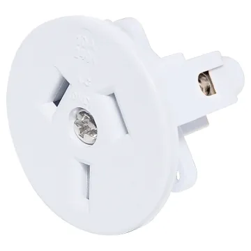 Suits panel thickness 1.0 to 3.0mm.  Mounting depth  26mm . White