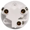 Suits panel thickness 1.0 to 3.0mm.
Mounting depth &tilde 26mm. 10A rated.
White only.