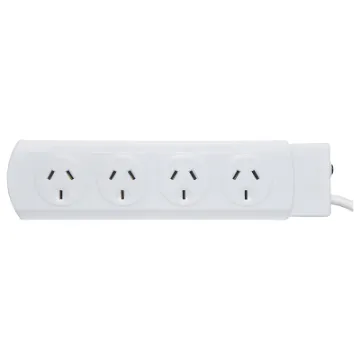 Features 10A overload circuit breaker and 0.9m lead.