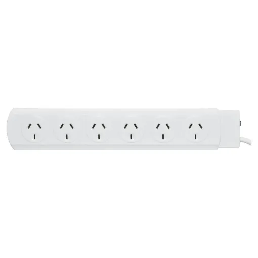With 10A overload circuit breaker and 0.9m lead.