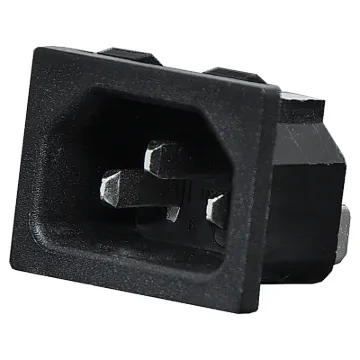 Rated at 10A @ 240V AC. Chassis mount snap-in.