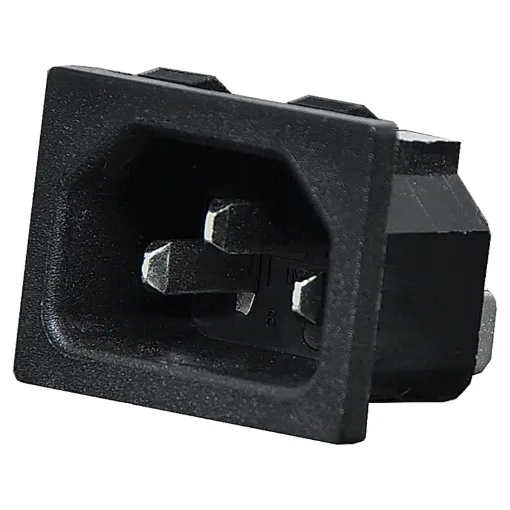 Rated at 10A @ 240V AC. Chassis mount snap-in.