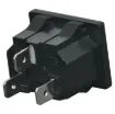 Rated at 10A @ 240V AC. Chassis mount snap-in.