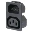 10A 240VAC

Note: Earth pins are linked together.
