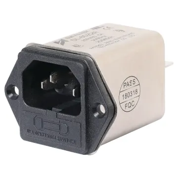 6A 240VAC  with EMI Filter & Fuse.