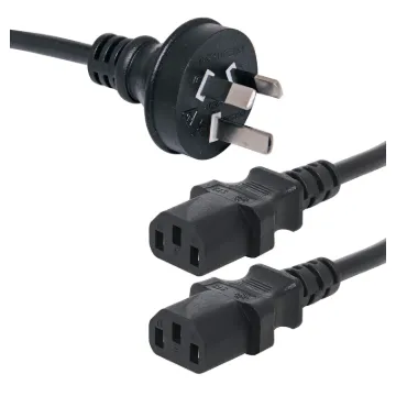 240V 10A Mains lead with dual IEC female connectors. 

2m length. 

Suitable for powering multiple devices from a single power socket.
