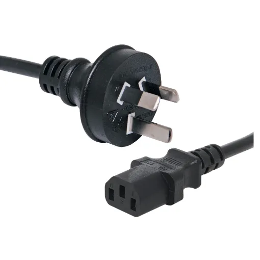IEC Female to 3 Pin 0.75m. Energy authority approved