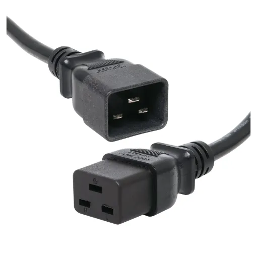 IEC C19 Female to C20 Male 2m 15 Amp rated. Energy authority approved.
