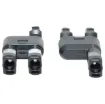 MC4 style dual line plug adaptor designed for use when daisy chaining solar panels together.
