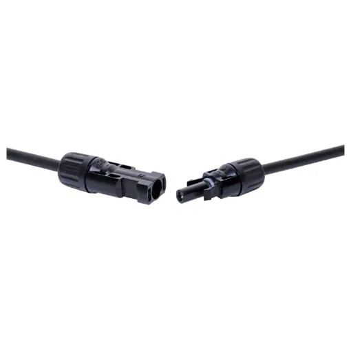 Water & dust proof - IP67 Rated. This lead can be used for connections in photovoltaic solar panel arrays. The fully sealed design is suitable for use in exposed installations.