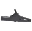 This Banana Plug Crocodile Clips Pair comes with both a red crocodile clip and a black crocodile clip. Simply plug in banana plug probe to make it a crocodile clip connection.