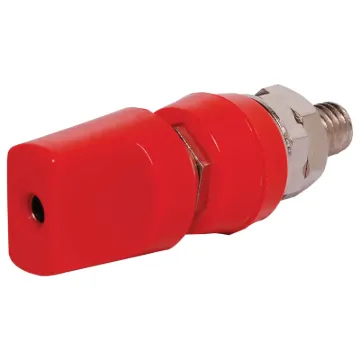 50A heavy duty binding post with 4mm banana socket and crosshole in shaft. 

8mm mounting hole.

Overall dimensions: 19.7 x 60.5D mm