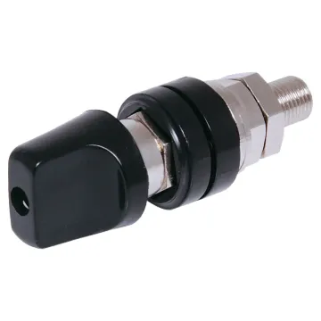 80A heavy duty binding post with 4mm banana socket. 

10mm mounting hole.

Overall dimensions: 24.5 x 71D mm.