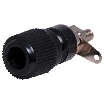 With 4mm Banana Socket. 10A @ 125V AC.
Mounting Hole 8mm.