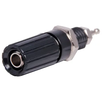 With 4mm Banana Socket and Crosshole.
10A @ 125V AC