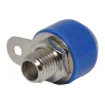 Red. Rated at 10A @ 125V AC.
Can be mounted non-insulated (6mm Ø hole required) or insulated 8mm Ø hole.